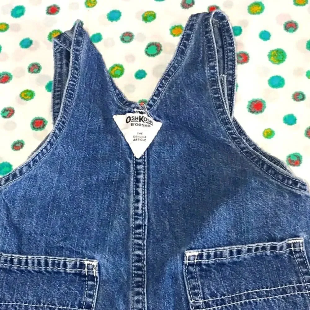 10/$50 VINTAGE OSHKOSH B GOSH OVERALL 💯 COTTON SIZE KIDS 12 MONS
